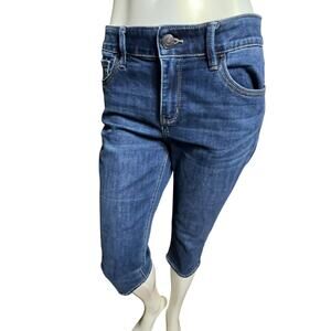 Denim Capris by Lincoln Outfitter, Size 8, Cotton-Polyester Blend Casual Comfort